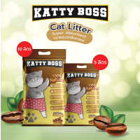 ทรายแมวเบนโทไนท์ Katty Boss กลิ่นกาแฟ