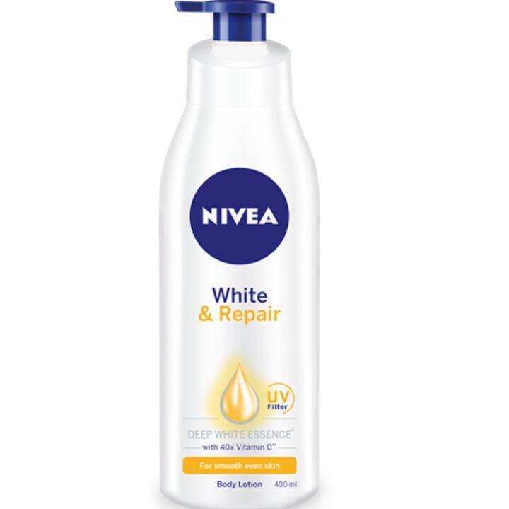 NIVEA Whitening Body Lotion ORIGINAL (White & Repair) 400mL Lazada PH