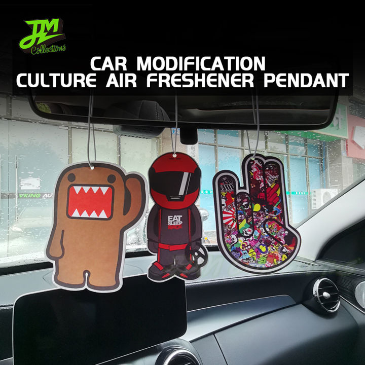 ใหม่-jdm-culture-series-car-air-freshener-แขวนรถด้านหลังดูกระดาษญี่ปุ่นหุ่นยนต์รถ-diffuser-อุปกรณ์ตกแต่งภายในจี้-dliqnzmdjasfg