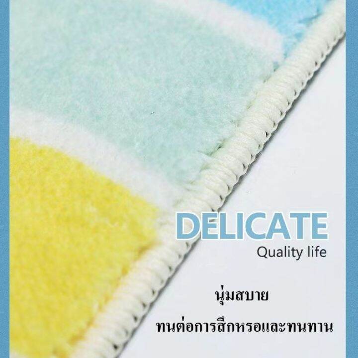 พรม-พรมเช็ดเท้า-แผ่นปูพื้นดูดซับกันลื่นลายการ์ตูน-door-mat-with-non-slip-พรมเช็ดเท้ากันลื่นอย่างดี-พรมห้องน้ำ-40x60cm-พรมเช็ดเท้ากันลื่นซับน้ำอย่างดี-พรมตกแต่งห้อง-พรมตกแต่งบ้าน-เหมาะกับทุกพื้นที่ในบ้