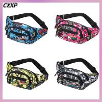 CXXP กันน้ำกันน้ำได้ กระเป๋าคาดเอว ผ้าใบแคนวาส กีฬานอกสถานที่ กระเป๋า Crossbody สไตล์เกาหลี- ความจุสูงมาก กระเป๋าทรงกล้วย ผู้หญิงผู้ชาย