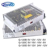 Q-120D ตัวแปลงเอาต์พุตสี่เหลี่ยม5V 12V-24V -12V Q-120C 5V -12V -5V Ac Dc 5V 15V -15V -5V