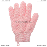 mishun318862 ถุงมือขัดผิวสำหรับอาบน้ำ1ชิ้นถุงมือขัดผิวสำหรับอาบน้ำถุงมือนวดสำหรับขัดตัวฟองน้ำล้างผิวให้ความชุ่มชื้นสปา