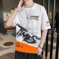 Se7en shop เสื้อยืดคอกลมแขนสั้น เสื้อยืดผู้ชาย รุ่น M5085