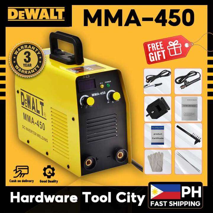 DeWALT MMA450/MMA500 Portable Welding Machine IGBT Inverter Lazada PH