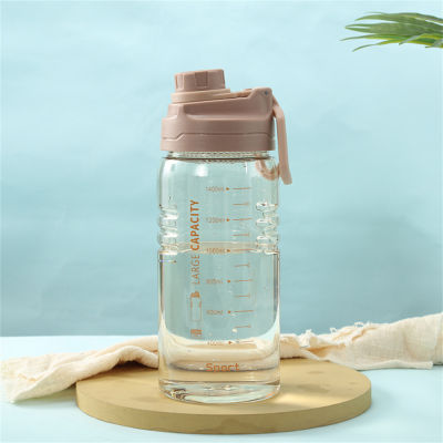 1.5L Outdoor Temperature Capacity Travel Fitness Transparent High Plastic Eco-Friendly Water Sports Bottle