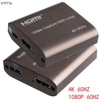 ☫♀▩ H1111Z 4K 60Hz HDMI Video Capture Card TV Loop 1080P Game Recording Plate Live Streaming Box USB 2.0 3.0 Grabber for PS4 Camera