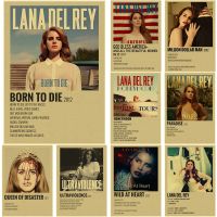 Lana Del Rey Born To Die/paradise Retro Kraft Poster-เหมาะสำหรับห้อง,บาร์,Cafe Decor - Unique Art Wall Painting Gift