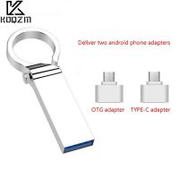 Usb 3.0 2TB Metal Drive 1TB Usb Flash Drives Waterproof Usb Flash Disk Stick With 2 Android Phone Adapters