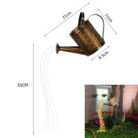 Watering Can Solar Light LED Kettle String Lights Outdoor Waterproof Yard Art Ornament Fairy String Lamp for Garden Decoration