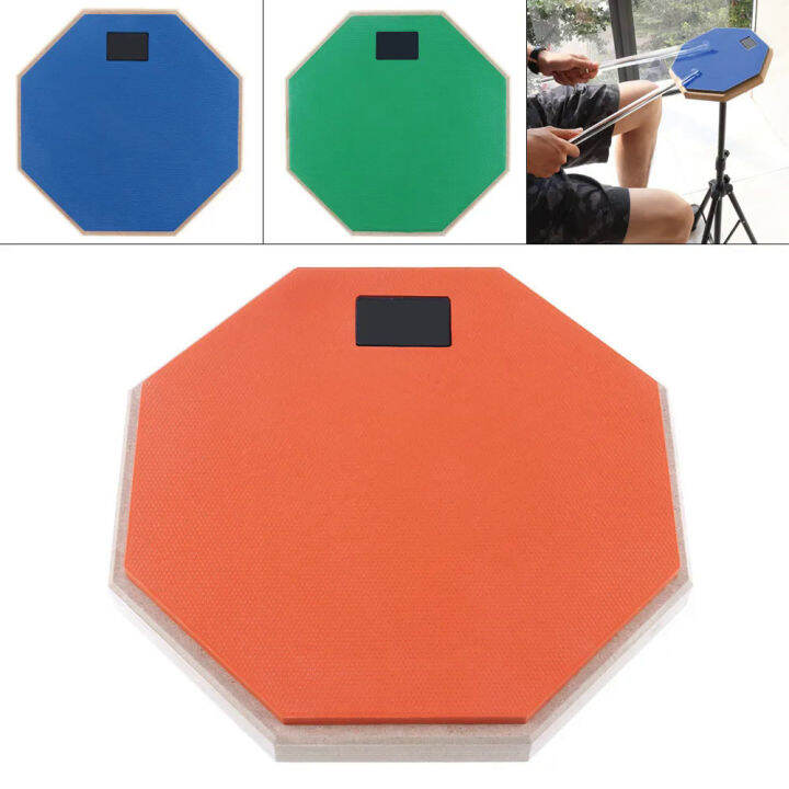 8 Inch Dumb Drum Practice Pad Rubber Wooden Drum Training Pad for Jazz