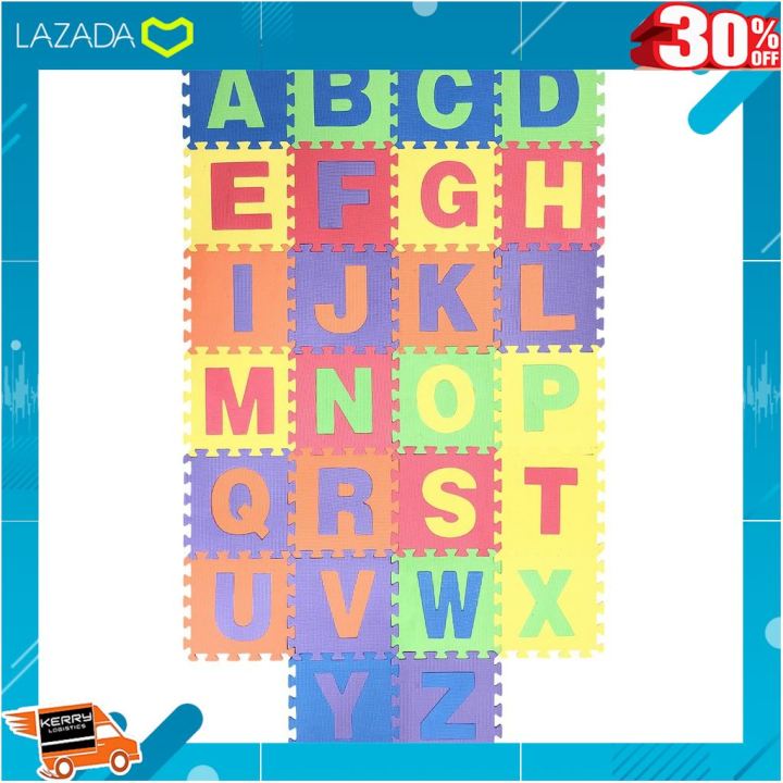 ลดเฉพาะวันนี้..บริการเก็บเงินปลายทาง ] แผ่นรองคลานอักษรพิมพ์ใหญ่  A-Zจิ๊กซอว์ Abc จำนวน 26 แผ่น รองคลาน Abc จิ๊กซอว์รองคลาน ภาษาอังกฤษ [  เสริมสร้างพัฒนาการสมอง เกมครอบครัว ]. | Lazada.Co.Th