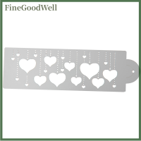 FineGoodWell แขวนหัวใจเค้กลายฉลุ fondant designer ตกแต่งหัตถกรรม Cookie baking TOOL