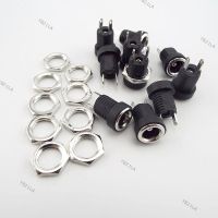 DC022B 5.5*2.1mm DC Power Jack Supply Socket Connector DC Female Terminal 2 pin Panel Mount Plug Adapter 5.5*2.1 YB21TH