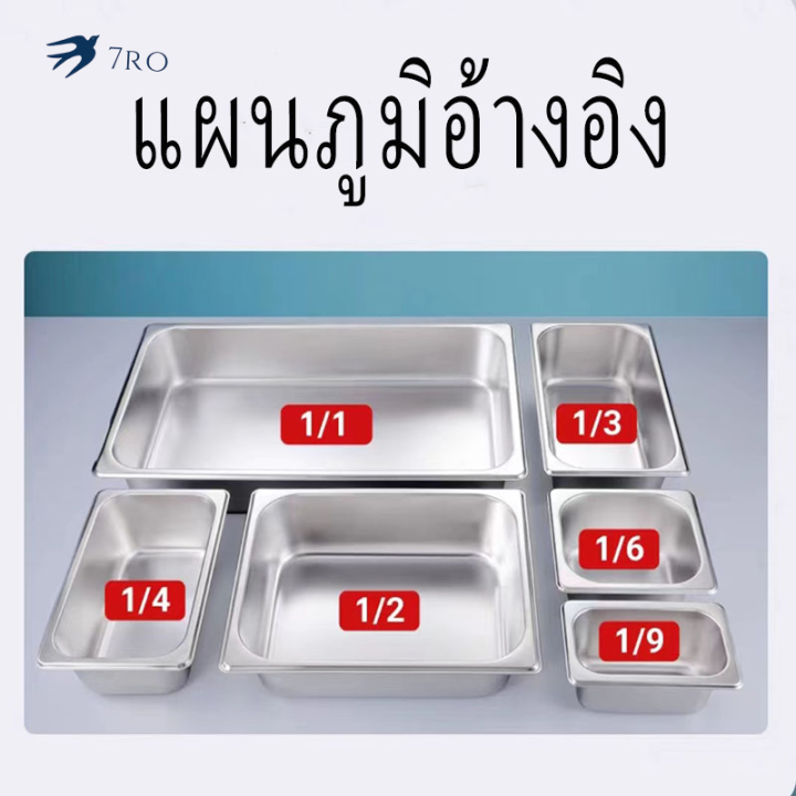 อ่างอาหาร-304-ทรงลึก-6-5-10-15ซม-ไม่ขึ้นสนิม-อ่างสแตนเลส-อ่างใส่อาหาร-ถาดใส่อาหาร-มีฝาปิด-การเก็บรักษาความร้อน