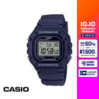 CASIO นาฬิกาข้อมือ CASIO รุ่น W-218H-2AVDF วัสดุเรซิ่น สีน้ำเงิน