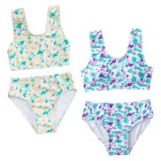 Trẻ Em Của bộ đồ bơi bé gái Thể Thao in hoa Ngụy Trang Bộ Bikini Áo Tắm