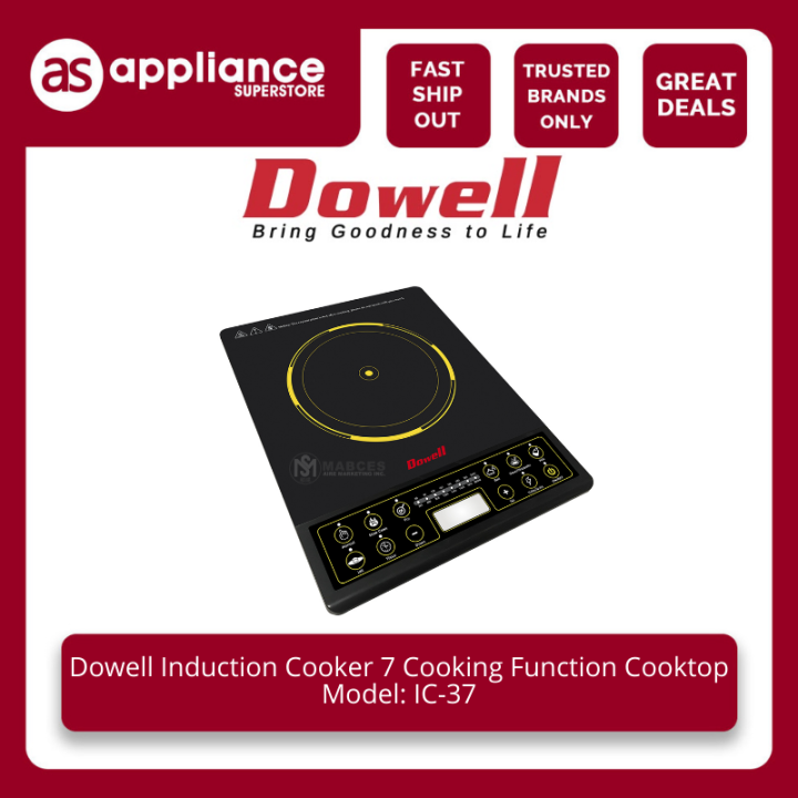 Dowell Induction Cooker 7 Cooking Function Cooktop IC37 Lazada PH
