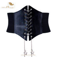 SISHION ดาว C Orsets โซ่สำหรับผู้หญิง VD2597สีดำสีขาวสีม่วง Steampunk โกธิค Gothique Underbust C Orset เกราะ Feminino