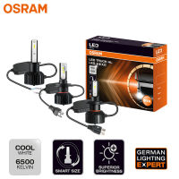 OSRAM รถบรรทุก LED ใหม่ HL H7 H1 H4 24V ไฟหน้ารถ45W 6500K ไฟหน้าสว่างพิเศษหลอดไฟรถยนต์สีคูลไวท์ (2ชิ้น)