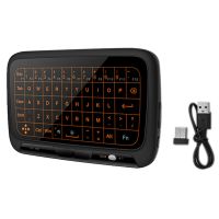 Backlight Wireless Keyboard Plug And Play Air Mouse Touchpad H18+ Mini Full Touch Screen For IPTV