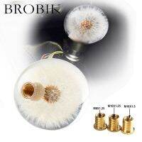 【DT】 hot  BROBIK 54MM 70MM Universal  Racing Crystal Ball Dandelion Real Flowers Gear Shift Knob Head Transparent DIY