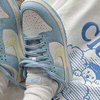 (ทักแชทสอบถามไซส์ก่อนสั่งซื้อ | พร้อมส่ง ของแท้ 100%) Nike dunk low ocean bliss ❄️⭐️ สีนี้กระแสดีมา ฟ้าหม่นๆ แซมสีเหลืองนิดๆ น่ารักมากค่า ?