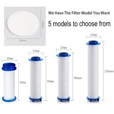 5Pcs Shower Cotton Filter Cartridge Purification Accessory for Most Hand Held Sprayer