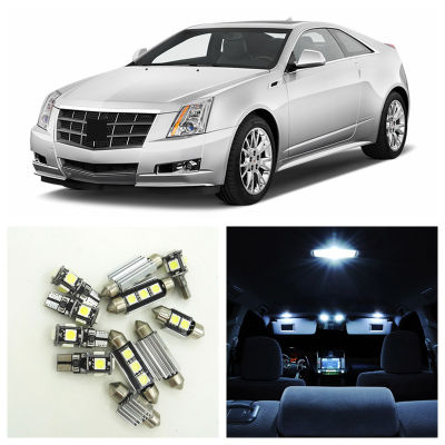 14pcs canbus car interior light led lamp for Cadillac CTS 2008 2009 2010 2011 2012 2013 map dome door trunk cargo license light
