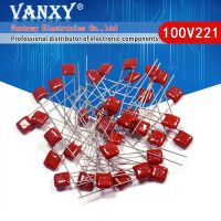 20PCS 100V221J 220PF 5% Pitch 5mm 220P 221 100V CBB Polypropylene film capacitor WATTY Electronics