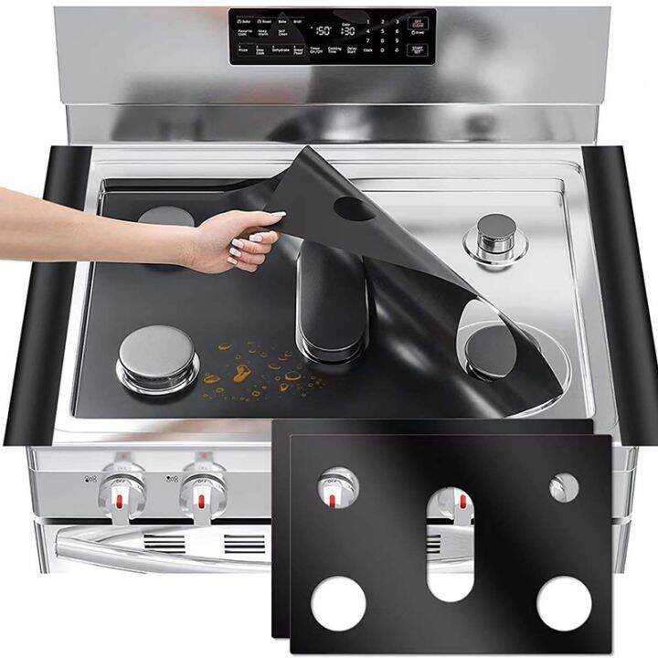 gas-stove-furnace-cleaning-pad-0-2mm-thickness-5-hole-gas-cooker-protector-cover-anti-oil-stovetop-burner-cooker-protective-mat