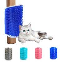 Self Cleaning Cat Corner Brush Massager Remove Hair Remover Glove Grooming Tools  for Cats Kitten Accessories Pet Dog Products Brushes  Combs