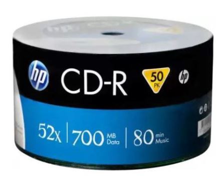 hp-cd-r-10-50-pack-แผ่น-cd-r-หน้าprintable-สำหรับบันทึกข้อมูล-ราคาพิเศษ