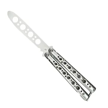 Hand Exercise Knife Foldable Butterfly Knife Portable CSGO Trainer  Stainless Steel Pocket Practice Knife Training Tool For Games