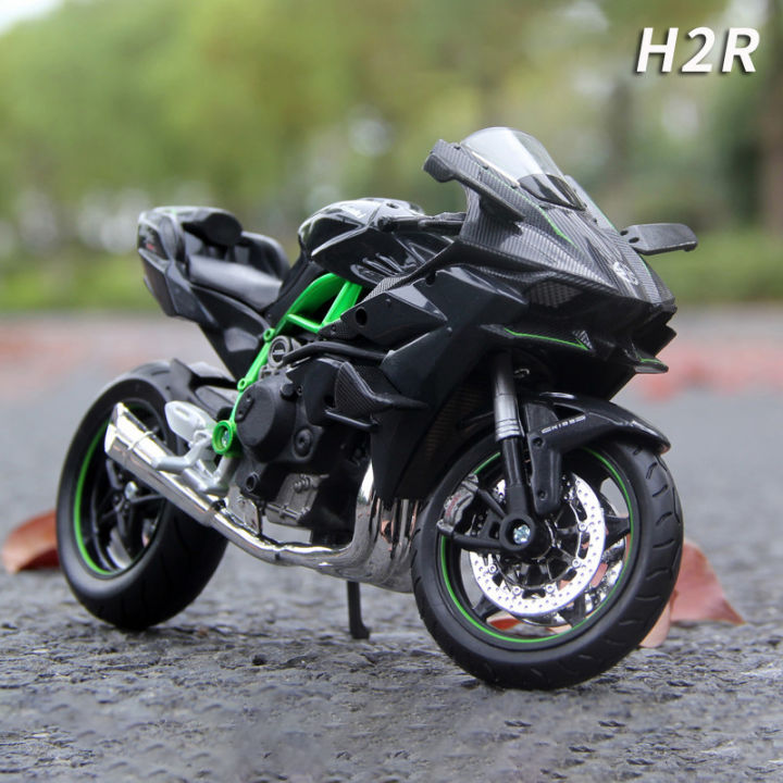 maisto-112คาวาซากินินจา-h2r-die-cast-รถจักรยานยนต์รุ่นรถของเล่นคอลเลกชัน-autobike-shork-absorber-ปิดถนน-autocycle-ของเล่น