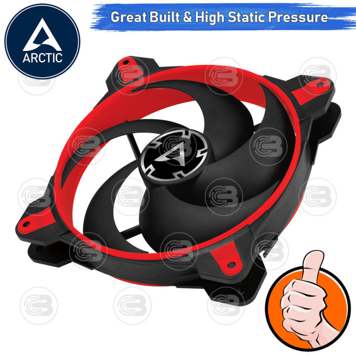 coolblasterthai-arctic-pc-fan-case-bionix-p140-red-pressure-optimised-with-pwm-pst-size-140-mm-ประกัน-10-ปี