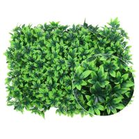 Artificial Plant Panel Faux Hedge Plant Privacy Fencing Panels Fence Plant Flower Wall Background Home Decoration