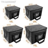 ☊▼◙ 16L/28L/50L/70L Food Delivery Bag Waterproof Insulated Reusable Grocery Bag Buffet Server Warming Tray Lunch Container Pizza Box