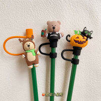 Startbuck ขาตั้งกล้อง Starbuck อุปกรณ์เสริมเหมาะสำหรับ Sterbuck Straw Cup Black Cat ฟักทองซิลิโคนหมวกฟางหมวกแกดเจ็ตตกแต่ง