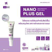 Nano Plus Gel ไฮไดรเจล เจลใส่แผลสำหรับสัตว์เลี้ยง ช่วยลดการอักเสบและสมานแผล 20ml.