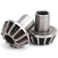 2 pcs โลหะ Diff Gear 12T ไดรฟ์มอเตอร์เกียร์ Pinion สำหรับ 1/12 WLtoys 12428 12423 RC รถอะไหล่-czechao