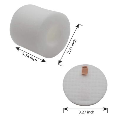 Replacement Base Pre-Motor Foam Filters for Shark IQ Robot Vacuum R101AE RV1001AE UR1005AE Self-Empty Base