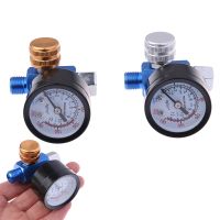 【YD】 1/4NPT HVLP Spary Gun Regulator Air Pressure Gauge Spray