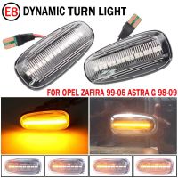 Opel สำหรับ Zafira 1999-2005 Astra G 1998-2009 Led ตัวบ่งชี้ทิศทางแบบไดนามิกไฟกระพริบด้านข้างไฟตัวชี้กระจก