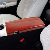 ไม้สีแดงสไตล์รถอุปกรณ์เสริม Center ควบคุม Armrest กล่องสำหรับ Benz S Class W221 2008 2009 2010 2011 2012