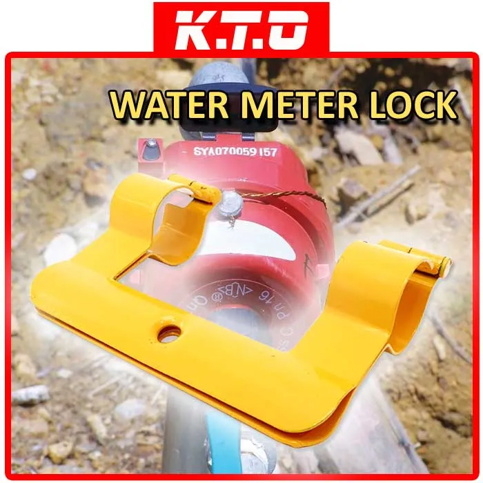 Metal Outdoor Security Anti Theft Water Meter Lock Random Color Pengunci Meter Air Lazada