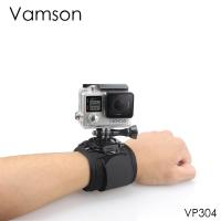 Vamson สายรัดข้อมือการหมุน360องศามือถือสำหรับ Gopro Hero 7 5 6 4เซสชั่นสำหรับ Xiaomi Yi 4K Lite สำหรับ Sj4000 H9 Vp304เข็มขัดแขน