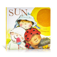 Original English sun original English Picture Book Childs play published childrens Enlightenment cardboard picture story book parent-child interaction weather cognition