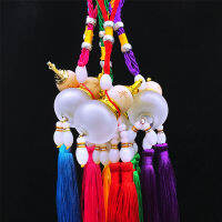 [In stock] ที่แขวนรถน้ำเต้าจี้น้ำหอมในรถฟอยล์สีทองเครื่องประดับที่แขวนสร้างสรรค์สำหรับผู้ชายและผู้หญิงจี้ในรถเครื่องประดับรถเคลือบสี