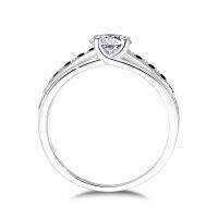 Szjinao 1 Carat Moissanite Rings With Certificate Original 100% Silver 925 Party Designer Jewelry Wife Gift Items